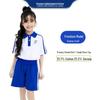 Девочковая летняя школьная футболка Jinzhushijia Premium