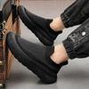 Модные мужские кроссовки лето черные летящее плетение дышащая сетка zapatos hombres повседневные быстросохнущие мягкая подошва спортивная обувь дышащие уличные