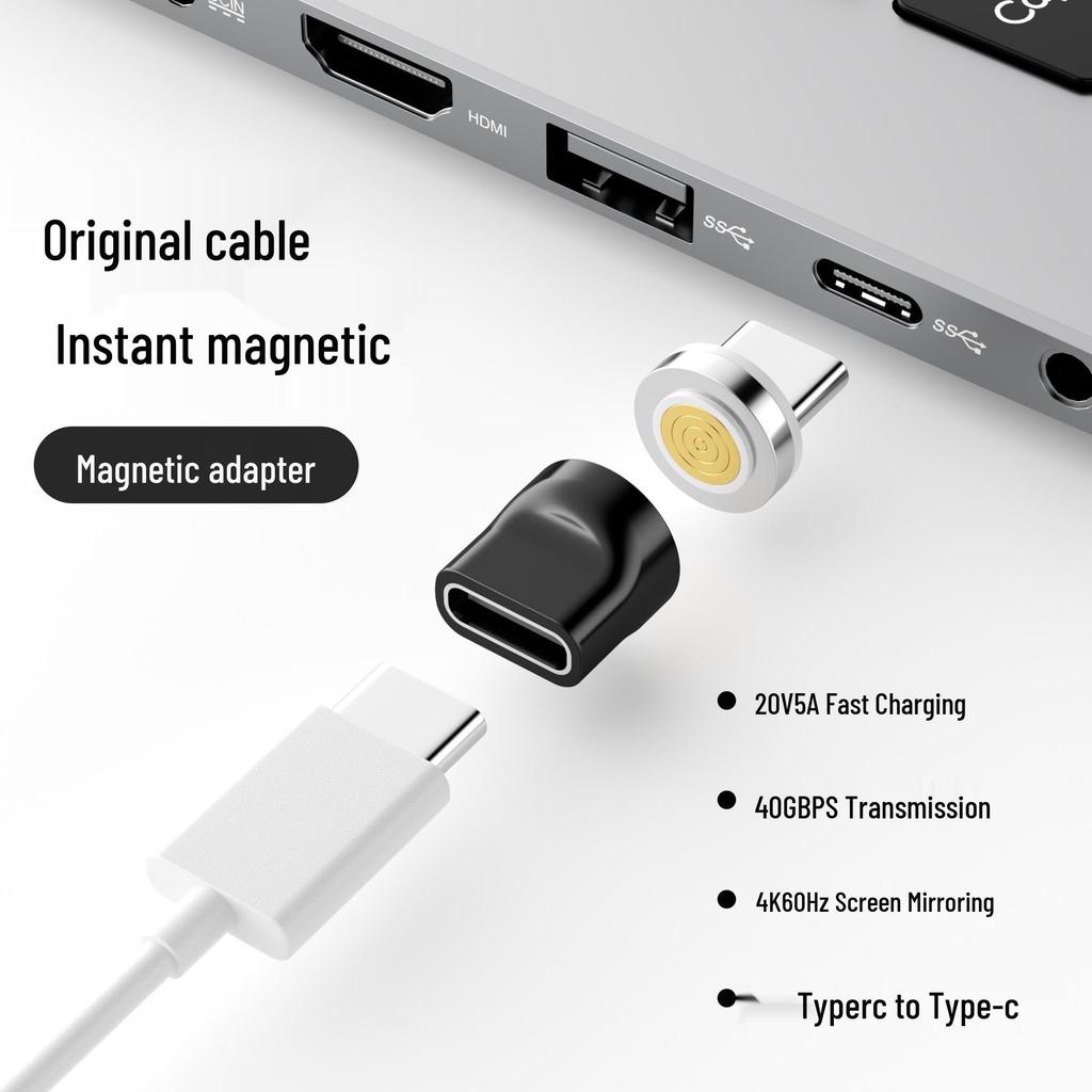 Магнитный 7-контактный адаптер Type-C для быстрой зарядки Apple