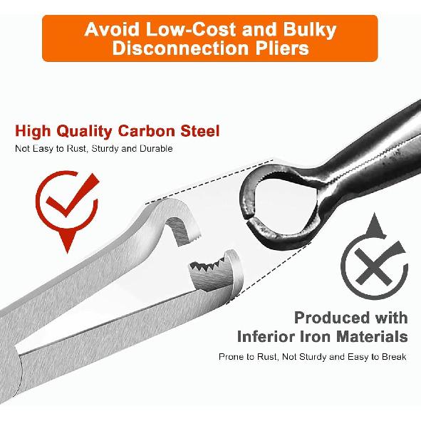 4Pcs Electrical Disconnect Pliers 37960, 60 Degree Electrical Connector Pliers 37980, Electrical Connector Separator 13120 With11 Terminal Removal