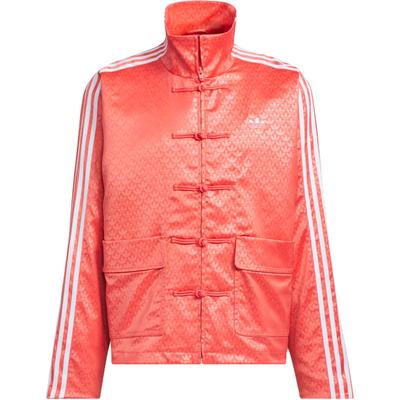 Adidas FW24 CN TT Series новый китайский стиль костюм Тан ретро спортивная стойка воротник свободная куртка унисекс куртка красный JW1961