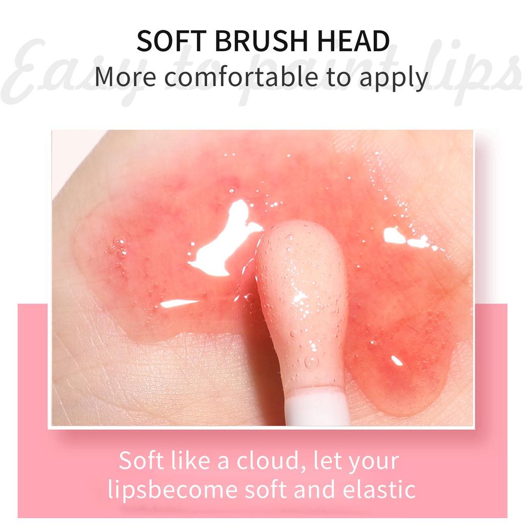 Moisturizing and Brightening Lip Oil Three Pack Set, Moisturizing and Brightening Moisturizing Mirror Lip Gloss