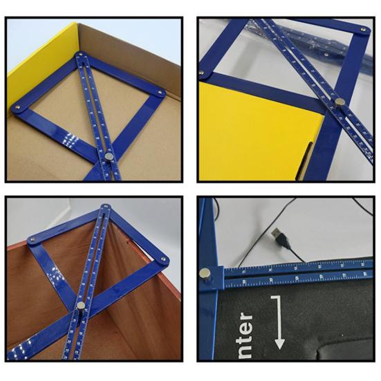 Угловой угломер, линейка, прочная конструкция, многофункциональная угловая измерительная пила, угломер, транспортир