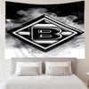Green And Black Borussia Printed Tapestry, for Bedroom,Livingroom, dormitory, Large Wall Decor, Fabric Decor Fan Birthday Gifts
