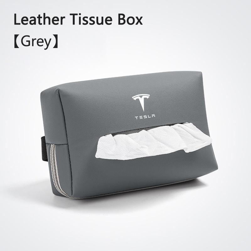 AMY1 Car Interior Tissue Bag Seat Back Tissue Storage Box Holder Accessories For Tesla Model 3 Model S X Model Y Roadster SpaceX