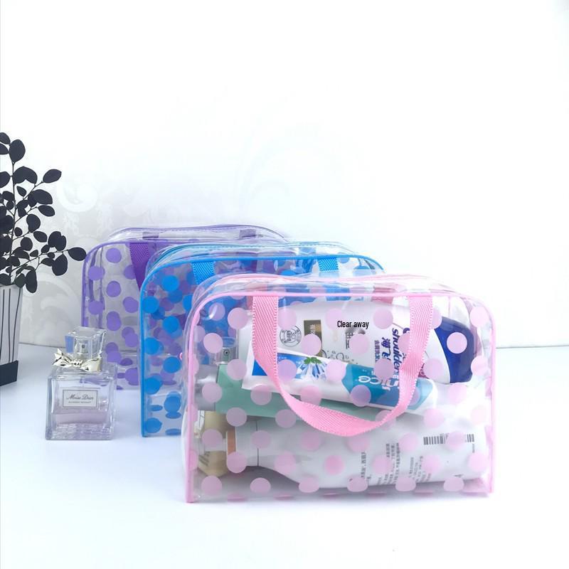 Водонепроницаемая прозрачная ПВХ дорожная сумка-органайзер для туалетных принадлежностей и косметики