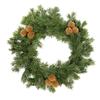 Artificial Christmas Decoration Festive Atmosphere Front Door Decor Artificial Wreath Easy To Hang Flexible Decoration