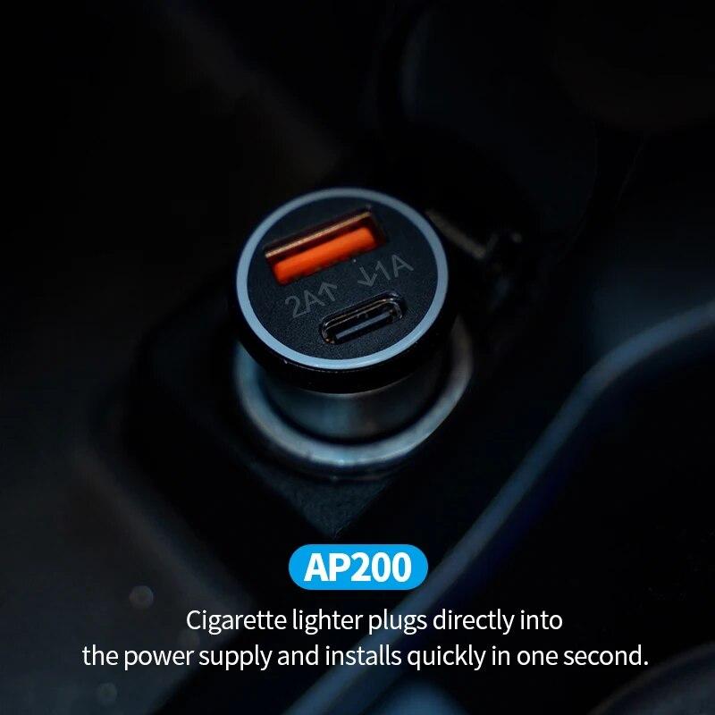 2-в-1 мини-автомобильный трекер и автомобильное зарядное устройство двойного назначения, отслеживание в реальном времени, защита от кражи, защита от потери GPS-локатор