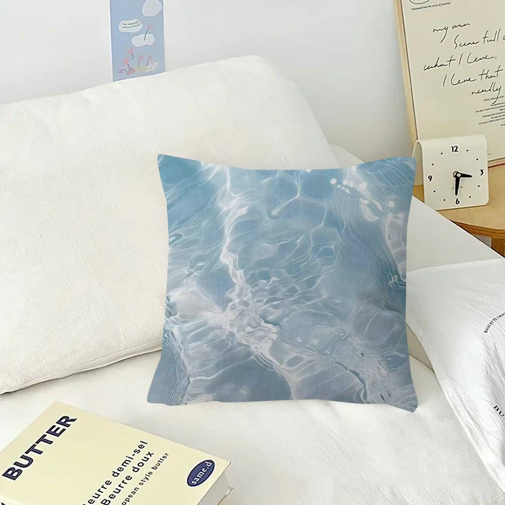Serene Seaside Scenes Personalized picture text home decorative pillows Household Gifts xcm