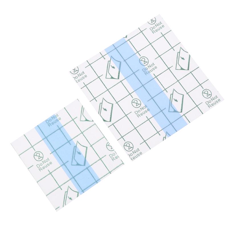 100 шт. Медицинская адгезивная водонепроницаемая лента Прозрачная лента ПУ Гипоаллергенная Лекарственная повязка для ран Фиксирующая лента