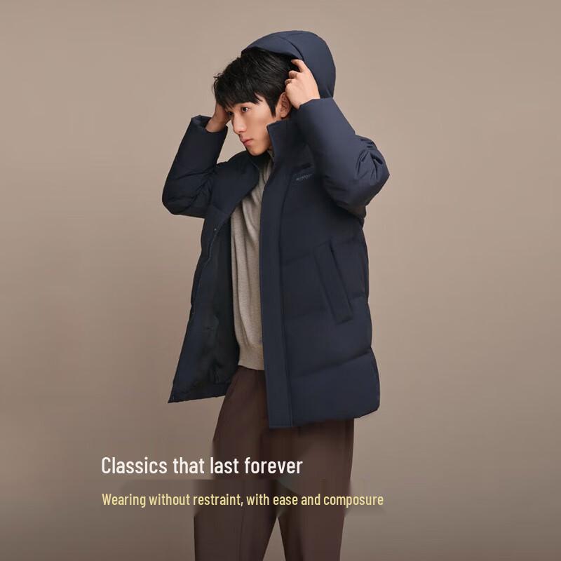 BOSIDENG Мужская короткая пуховая куртка с капюшоном B250245105