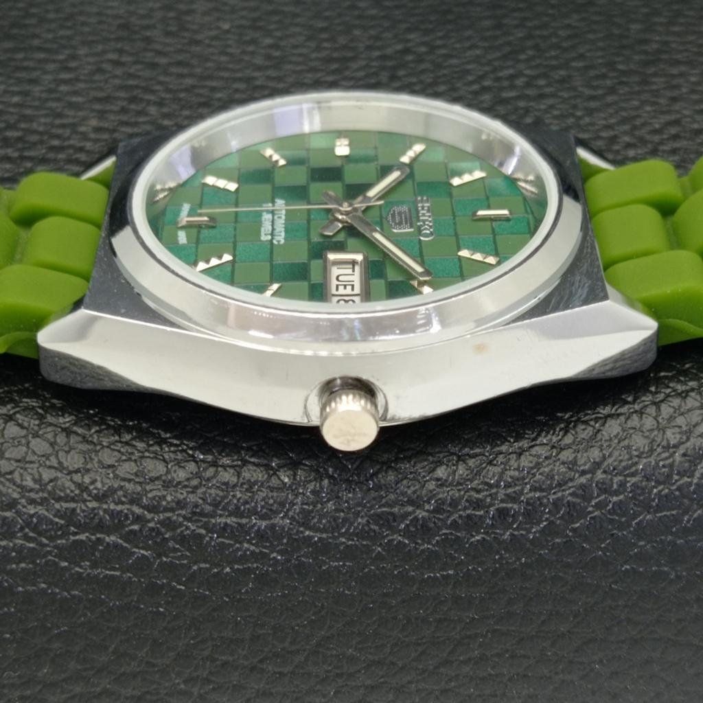 АВТОМАТИЧЕСКИЕ SEIKO 5 JAPAN МУЖСКИЕ 6309A ВОССТАНОВЛЕННЫЕ ЗЕЛЕНЫЙ ЦВЕТ ЦИФЕРБЛАТ ЧАСЫ a440214-4