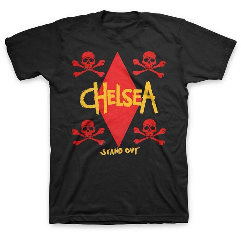 Мужская футболка Chelsea Skulls Черная