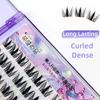 Сладкие накладные ресницы без клея Comic Eye Cluster False Lashes Self Adhesive Fake Eyelashes Daily