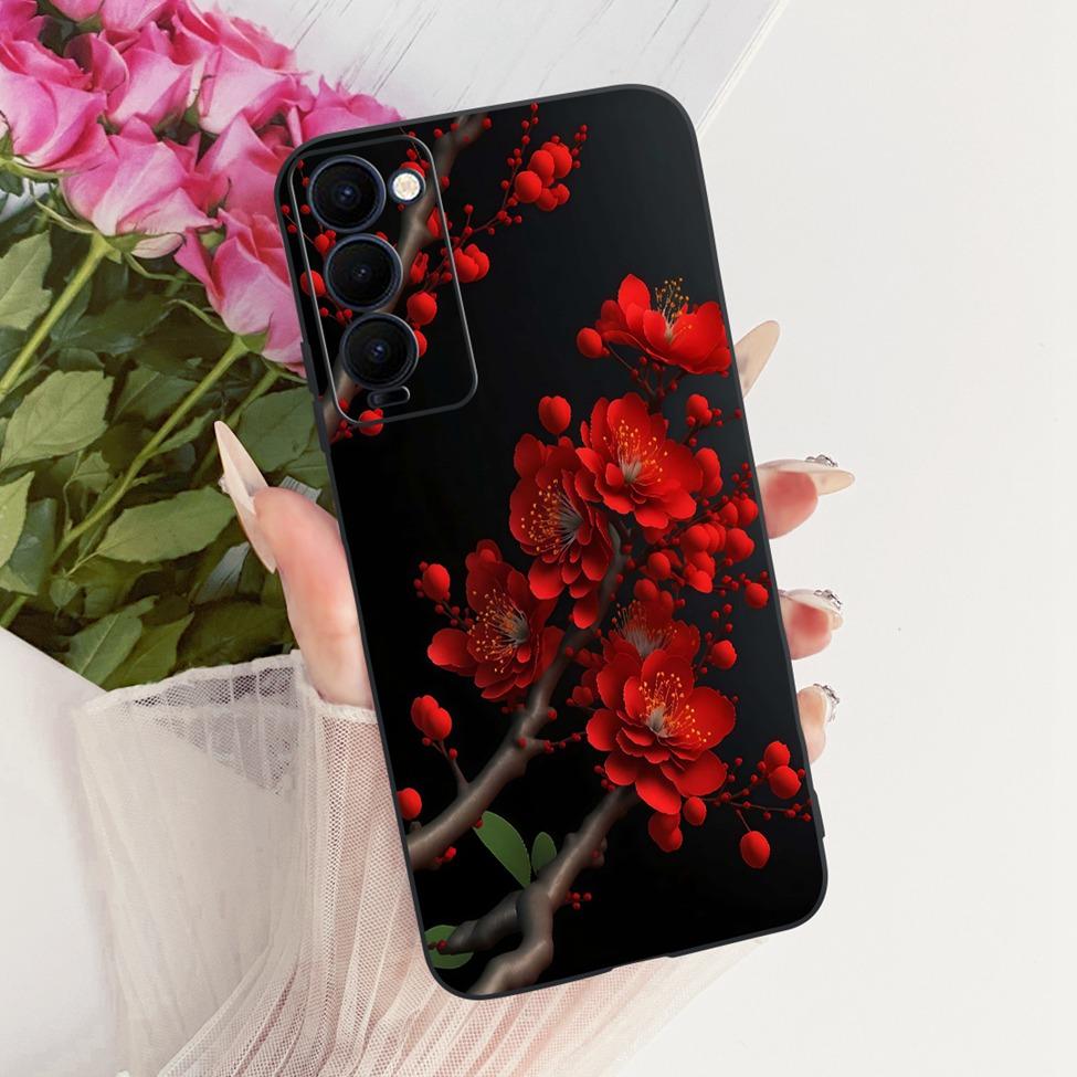 Case For Tecno Camon 18 Cover Cute Cat Fashion Butterfly Funny Painted Casing Tecno CH6 CH6n