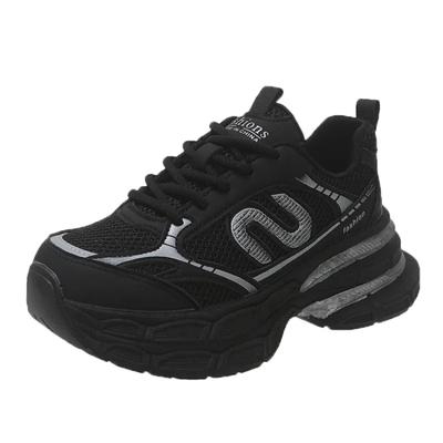 Обувь Dad's Shoes для женщин 2024 года, весна, новые кроссовки для отдыха и спорта, весенняя толстая подошва, высокая посадка, низкий верх, дышащая женская обувь