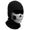 Bicycle Balaclava Full Face Mask Skull Print Motorcycle Full Face Mask Windproof Skiing Head Neck Warmer Bicycle Helmet Liner