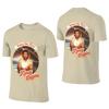 Kenny Loggins Retro Tour Style Design Commuting Reversible Tshirt Light Casual Neat Stitching Short Sleeve