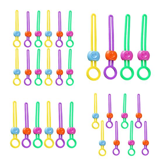 Герметизирующий зажим Регулируемые силиконовые ремешки Закуски Еда Организация кладовой Зажимы для пакетов Многоразовое решение для хранения на кухне