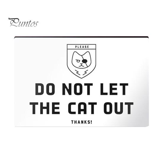 Деревянный знак для кошек с надписью «ПОЖАЛУЙСТА, НЕ ВЫПУСКАЙТЕ КОШЕК НА ВЫХОД» для украшения стены в деревенском стиле для дома, офиса, гостиной, спальни