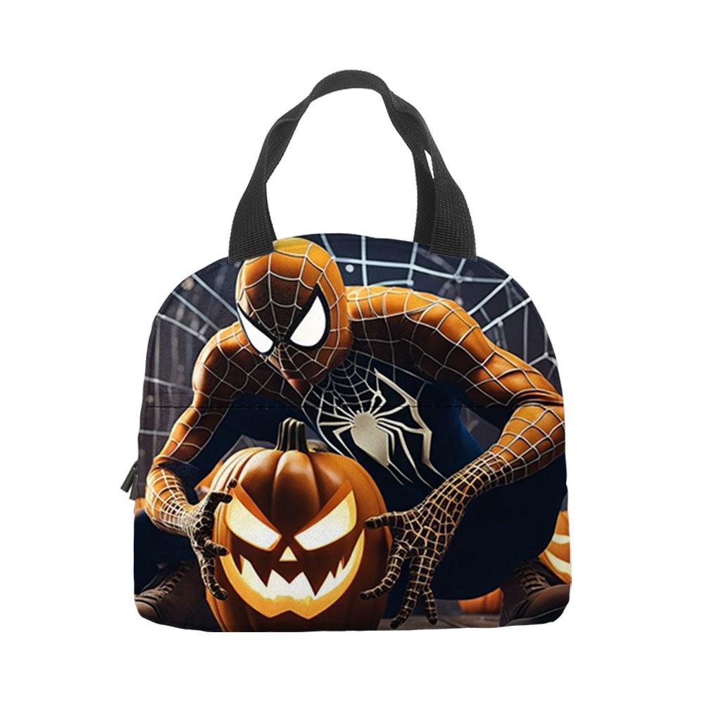 Сумка-ланчбокс Spider-Man, ручная, сумка-термос, сумка для ланч-бокса, сумка для обеда с сумкой для обеда, сумка для хранения ланч-бокса