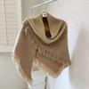 Elegant Women's Fringed Solid Color Cardigan Wool Shawl Multifunctional Autumn Winter New Arrival Best Scarf Mantle