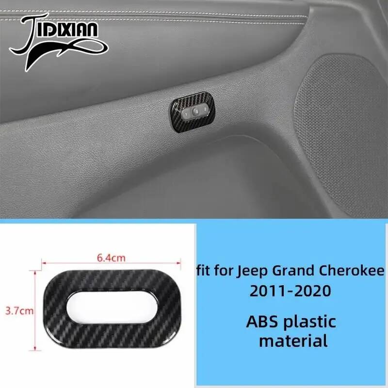 JIDIXIAN Carbon Fiber Grain Interior Decoration Cover for Jeep Grand Cherokee 2011 2012 2013 2014 2015 2016 2017 2018 2019 2020 we1