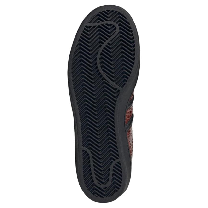 Adidas Superstar Vintage Fox Brown Croc Unisex Sneakers Core-Black-Gold-Beige JQ3258