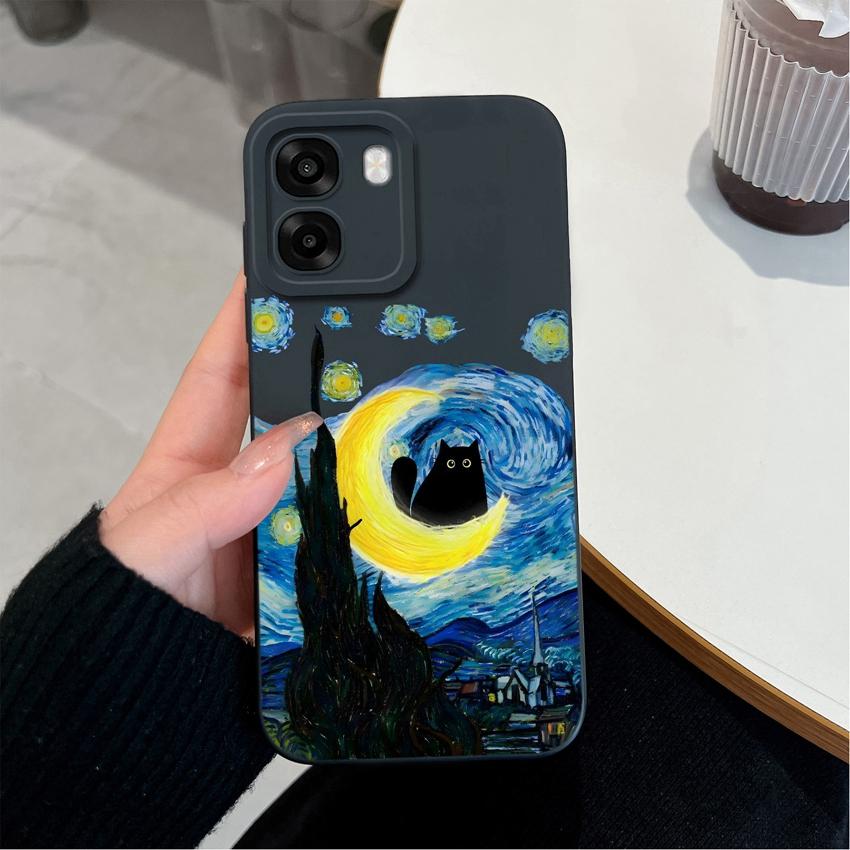 For Oppo A6x A6s Reno 15 15F 15Pro Realme 16Pro Phone Cases Fashion Astronaut Shell Lightweight Liquid Silicone Premium Anti Slip Lens Protector Cover