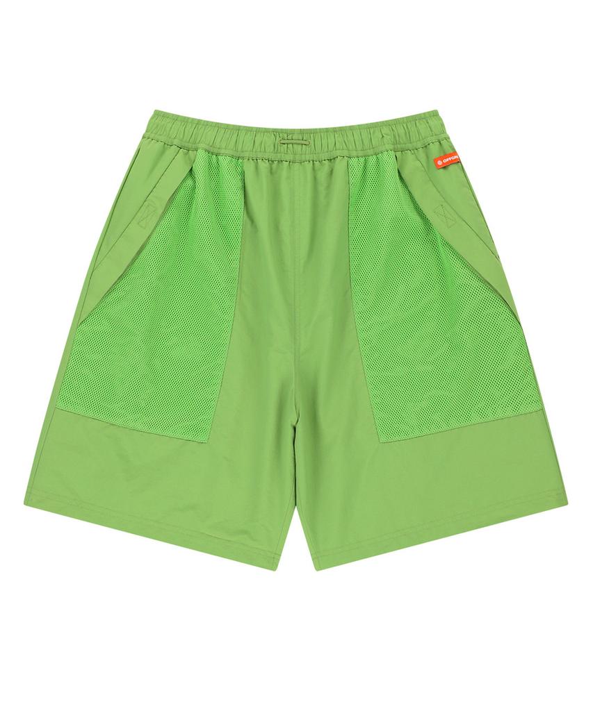 OFFGRID Og Reversible Printed Summer Shorts - Olive Green