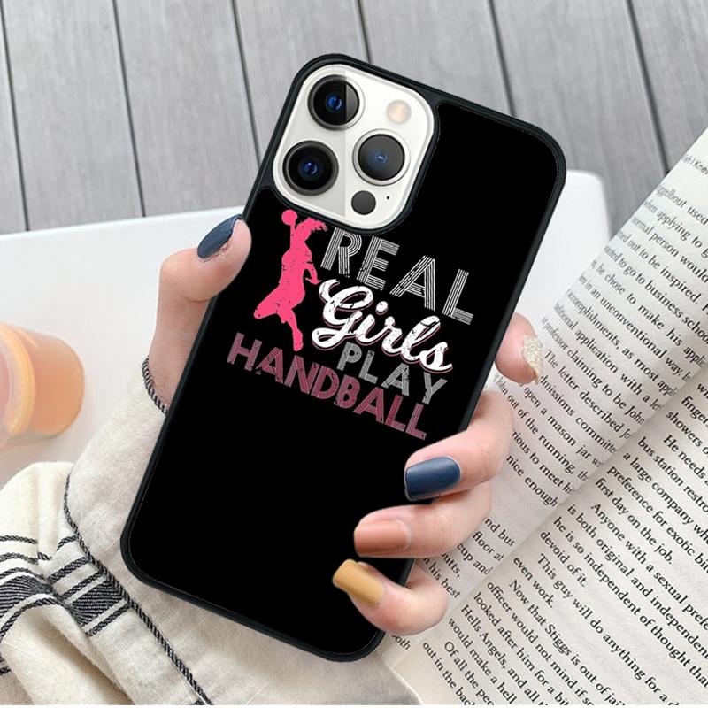 Eat sleep play Handball quotes Phone case For iPhone 17 Air 16 15 14 11 12 13 Pro MAX Plus cover shell coque
