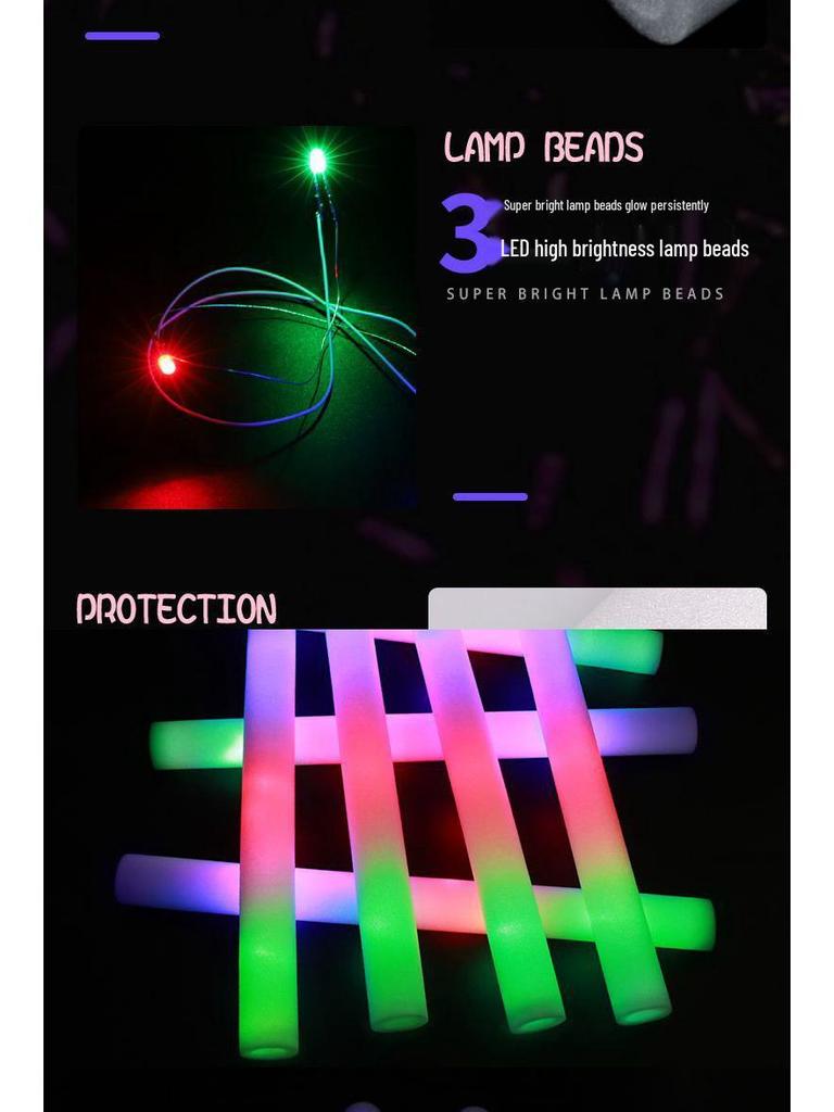 Seven-Color LED Glow Stick for Concerts and Events