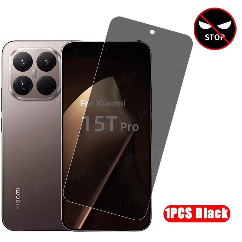 Для Xiaomi 15T Защитное стекло для экрана с защитой от подглядывания Закаленное стекло Анти-шпионское стекло Mi 15T Защитная пленка для телефона от подглядывания Xiaomi 15T Pro