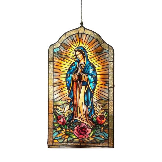 Yousheng Suncatcher Acrylic Stained Glass Effect Butterfly/Dragonfly/Fairy Ornament Window Hanging Decor Holiday Gift for Women Mom Grandma