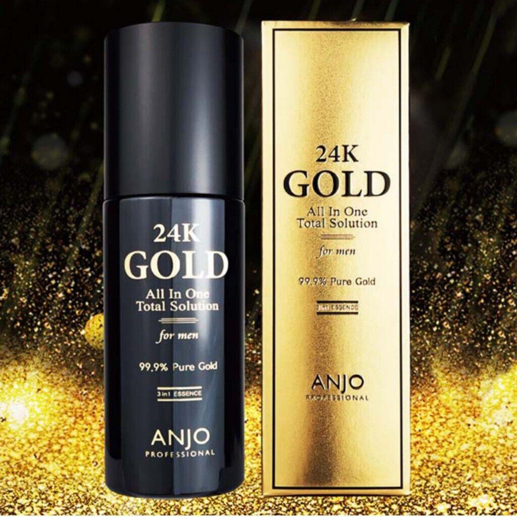 ANJO 24k Gold All in One Total Solution для мужчин 200 мл, увлажняющий, KBeauty, корейская косметика, образец