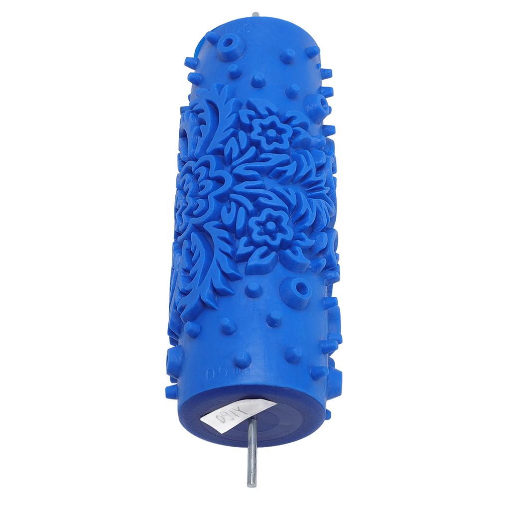 5-дюймовый узорчатый валик для краски, моющийся, многоразовый, декоративный, художественный, с текстурой, резиновый валик для стены 