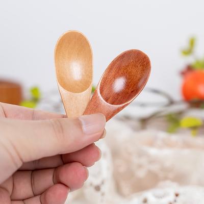 Мини Натуральные Деревянные Кухонные Инструменты Ложка Чай Мед Кофе Приправа Соль Сахар Ложка Бытовые Кухонные Гаджеты Ложки