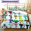 3pcs Sprunki9 pattern bedding set duvet cover set includes duvet cover &pillowcases, perfect all season bedroom decoration & gift