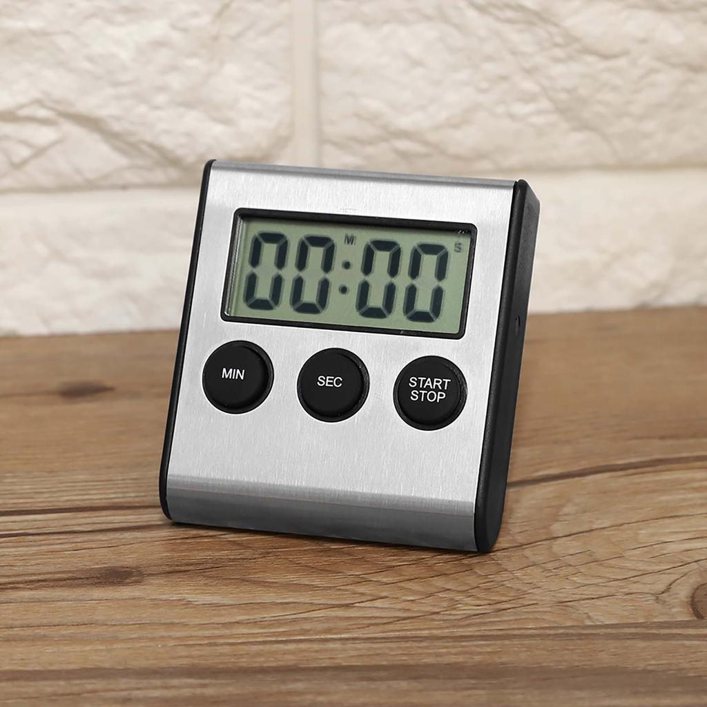 Digital Kitchen Timer Desktop Wall Mounted Timer Alarm Clock With Loud Alarm Big Digit
