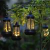 LED Hanging Lantern Outdoor Waterproof Decorative Camping Garden Lantern Portable Hanging Light