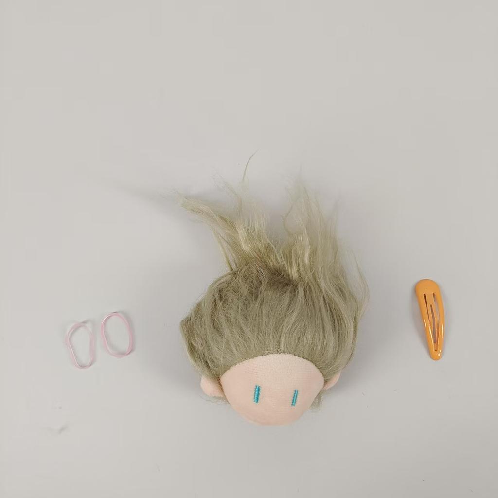 Cute Ball Head Fried Hair Doll Cotton Doll Pendant Doll Plush Keychain Bag Small Gift Female