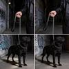 Экологичный кожаный поводок для собаки из ПУ с защитой от перекручивания для прогулок с питомцем на улице
