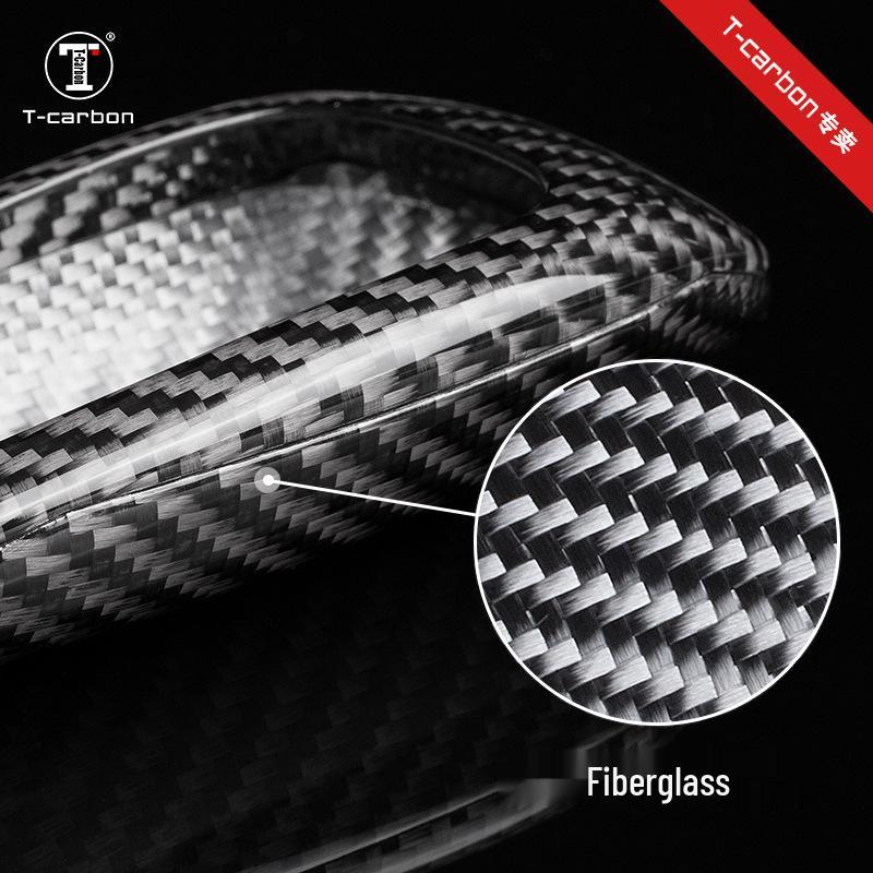 T-carbon Чехол для ключа из настоящего углеродного волокна для Hyundai Tucson 2021 года и Palisade 2023 года