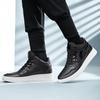 New Style Men Casual Shoes With Hidden Insole Height Increase 6/8/10CM Men Made of Cowhide Trendy Fashionable White Canvas Shoes