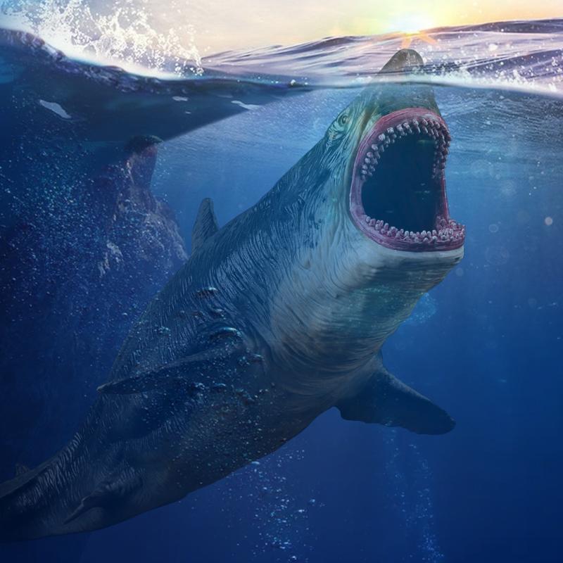 Savage Marine Sea Life Megalodon Фигурка Классические океанские животные Большая акула Модель рыбы Коллекция ПВХ Игрушка для детей Подарок