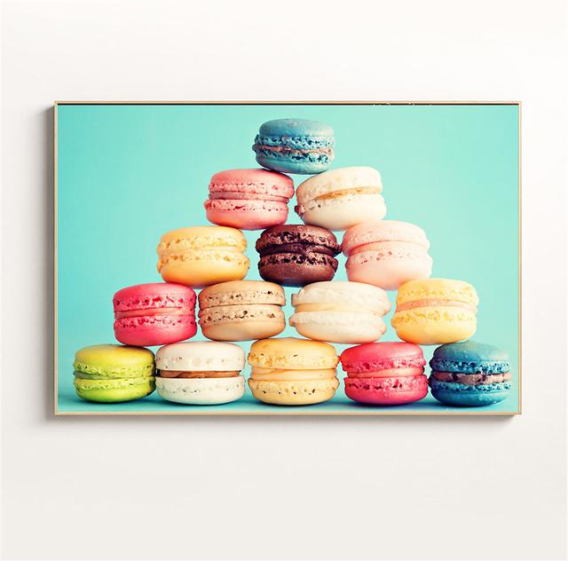 Картина с едой, пшеничный хлеб, кофе, настенная живопись, кухонный декор, плакаты на скандинавскую тему и принты, посуда, настенная живопись, холст, искусство