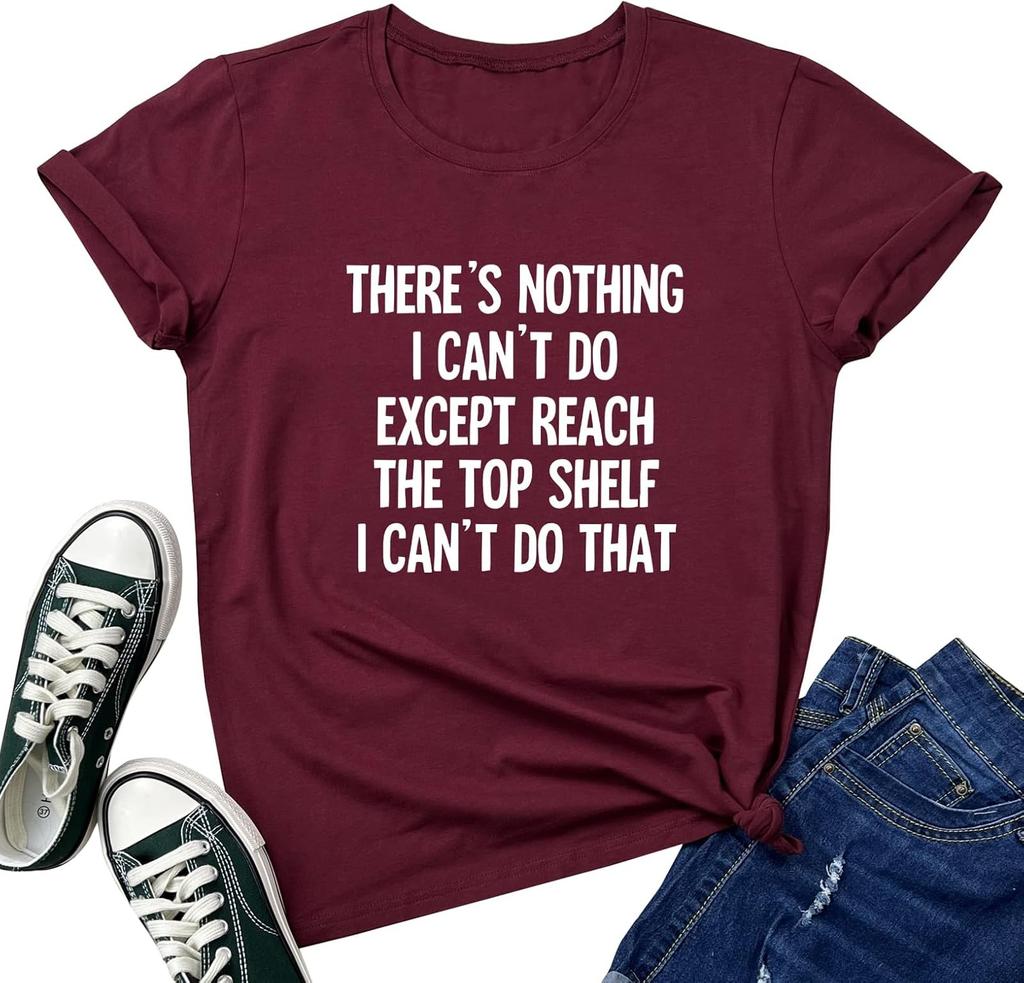 Women's Cute Graphic Tees - "There's Nothing Funny" T-Shirts