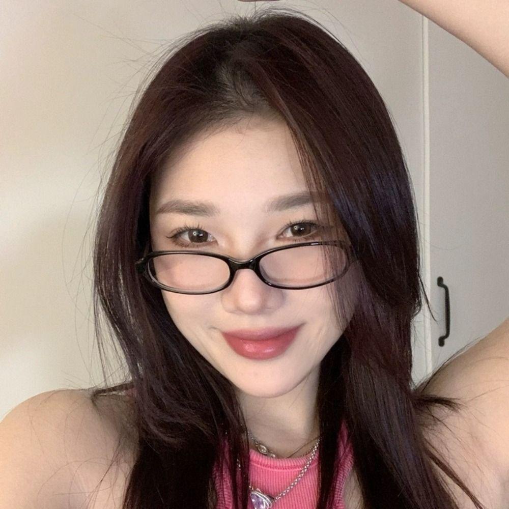 Anti Radiation Y2K Glasses Eye Protection Frame Eyewear Vintage Optical Spectacle Eyeglass Office