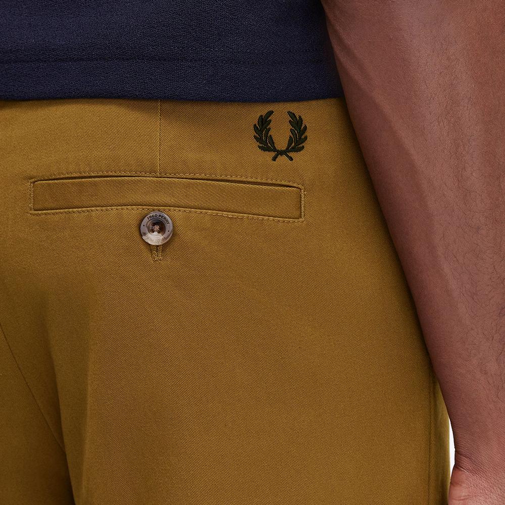 Fred Perry [Острые] Прямые твиловые брюки (P96) Afpm243T512-P96