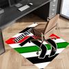 Juventus FC logo Printed Absorbent Washable Carpet, Non-Slip Bathroom Mats, Kitchen Rugs, Yoga Mat,Living Room Entrance, Camping Picnic Rugs